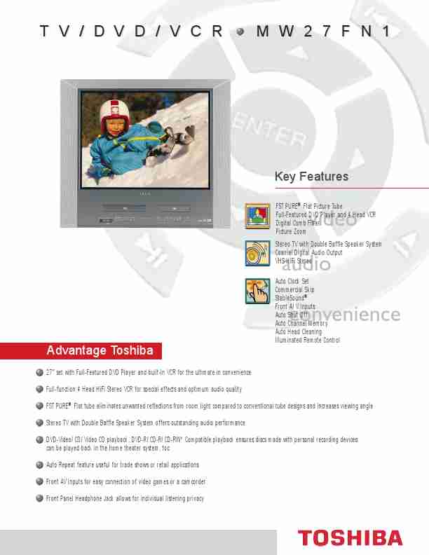 Toshiba DVD VCR Combo MW27FN1-page_pdf